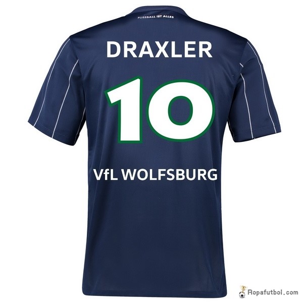 Camiseta VfL Wolfsburgo Replica Tercera Ropa Draxler 2016/17 Azul